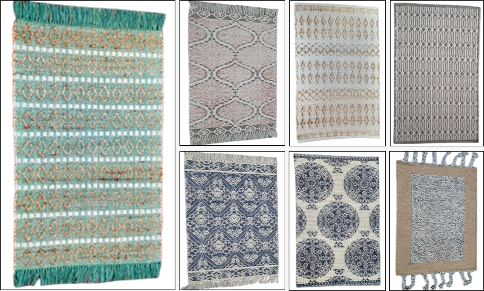 Offer # 3162- Designer Handwoven Cotton Rugs