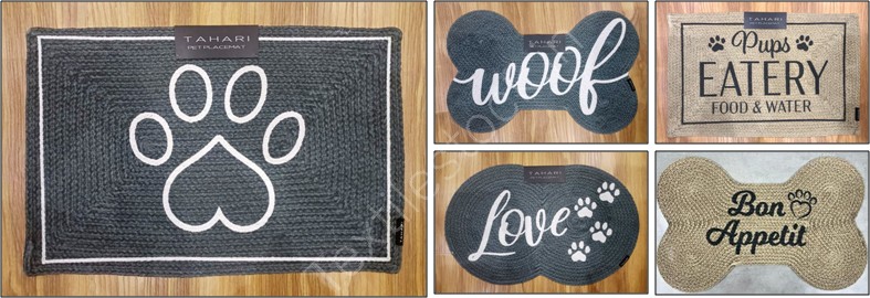 Offer # 3080 100% Cotton Braided Pet Placemats Stock