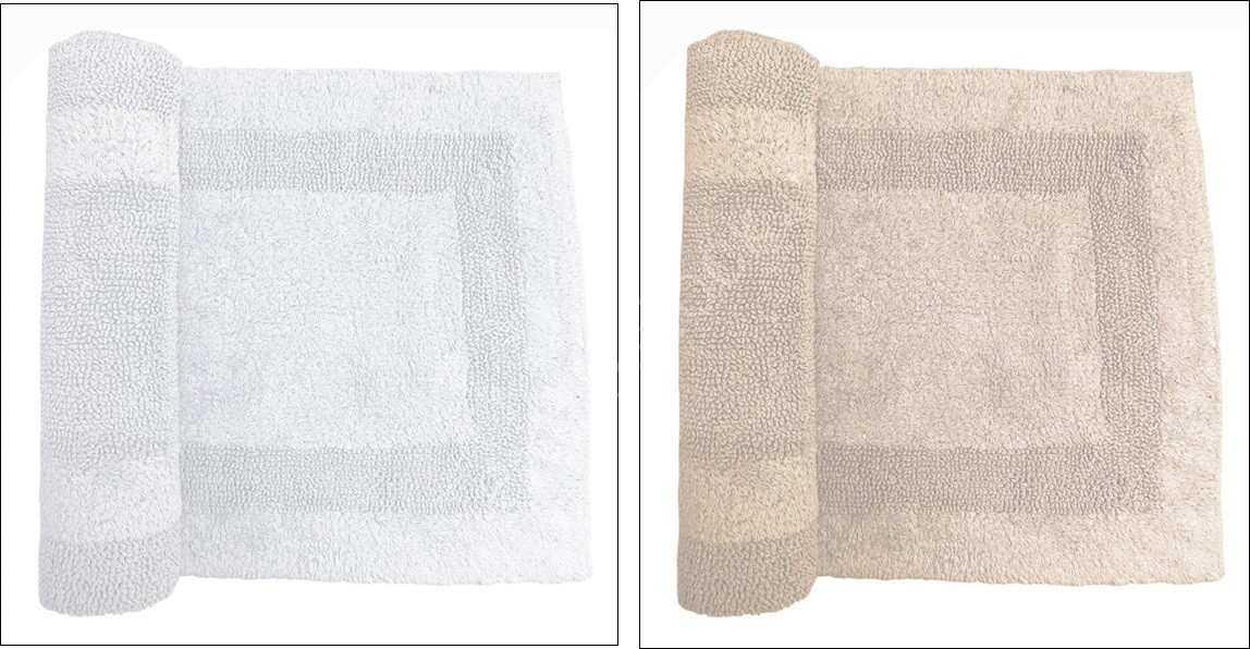 Offer # 3176- 100% Cotton Reversible Cotton Bathmat Stock