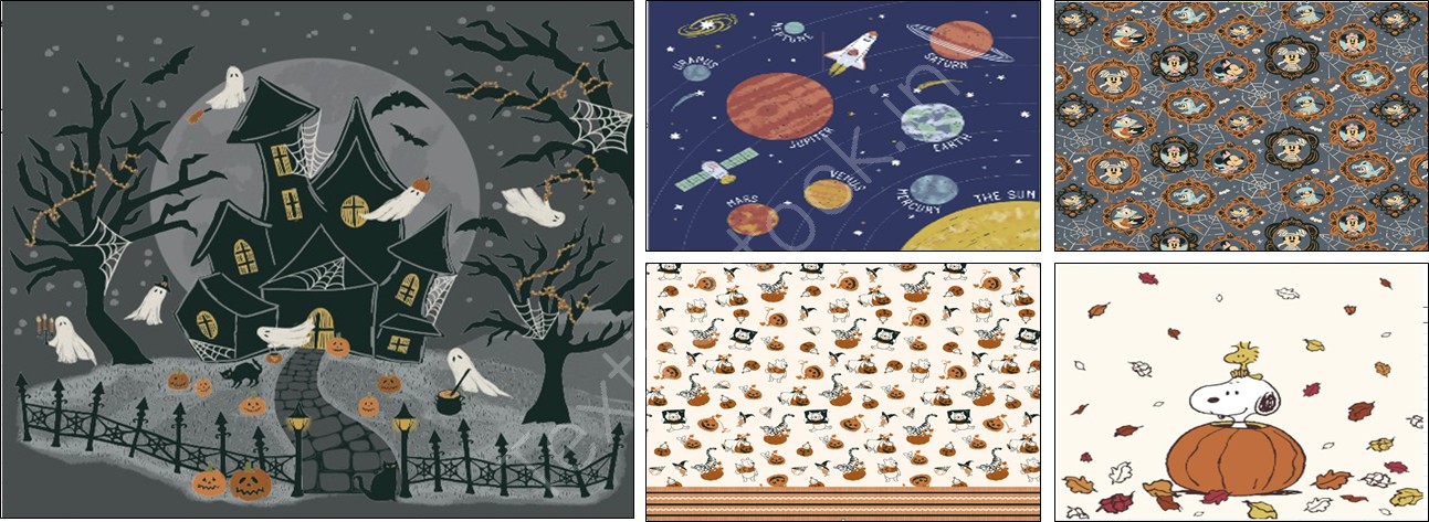 Offer # 3179- Printed Shower Curtain Stock