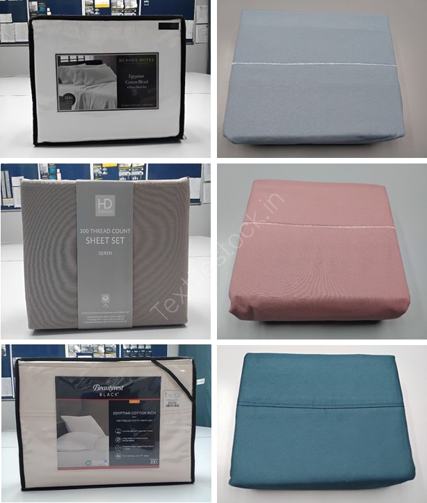 Offer # 3220- Cotton & CVC Satin & Percale Sheet Set Stock