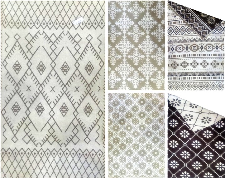 Offer # 2967- Designer Jacquard Cotton Reversible Rugs Stock