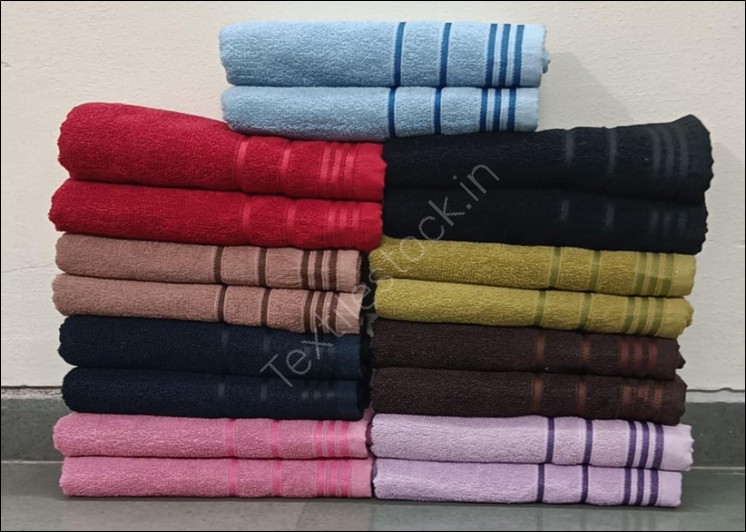 Offer# 3056- 3 Pc Cotton Terry Towel Set Stock