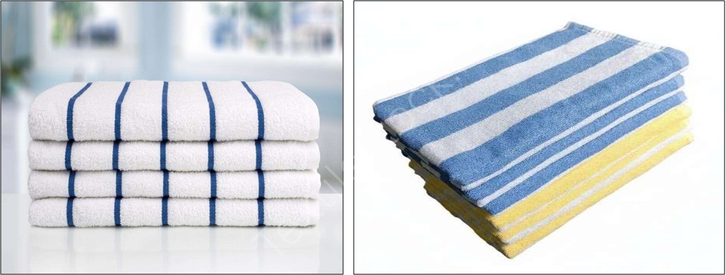 Offer # 3161- Organized Cotton Cabana Beach Towel Stock