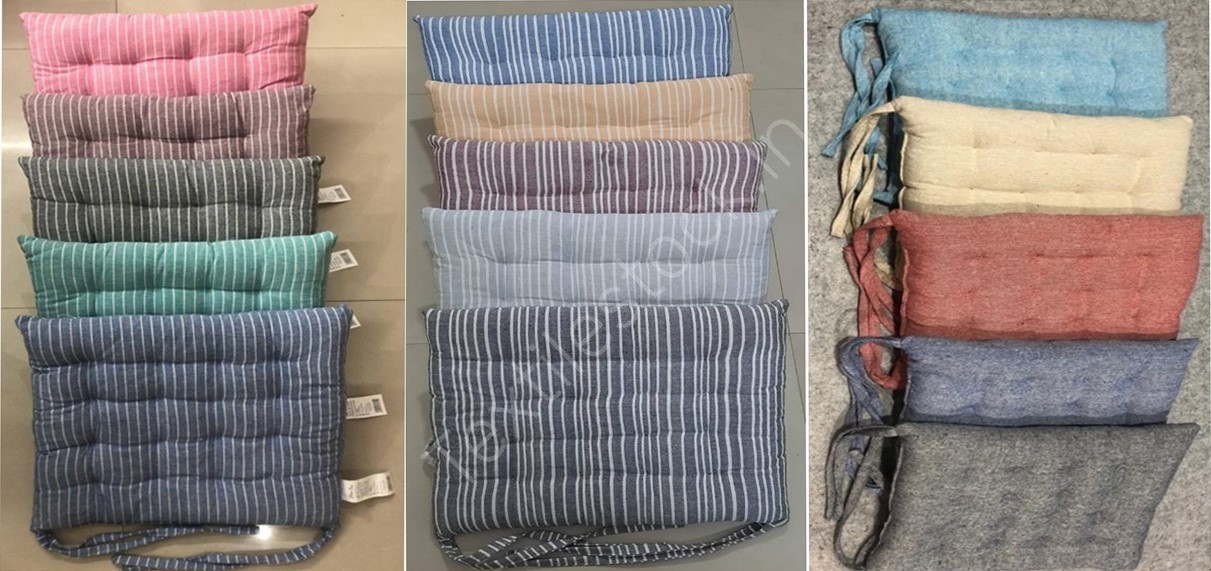 Offer #2956 Cotton Stripes Chairpad Stock