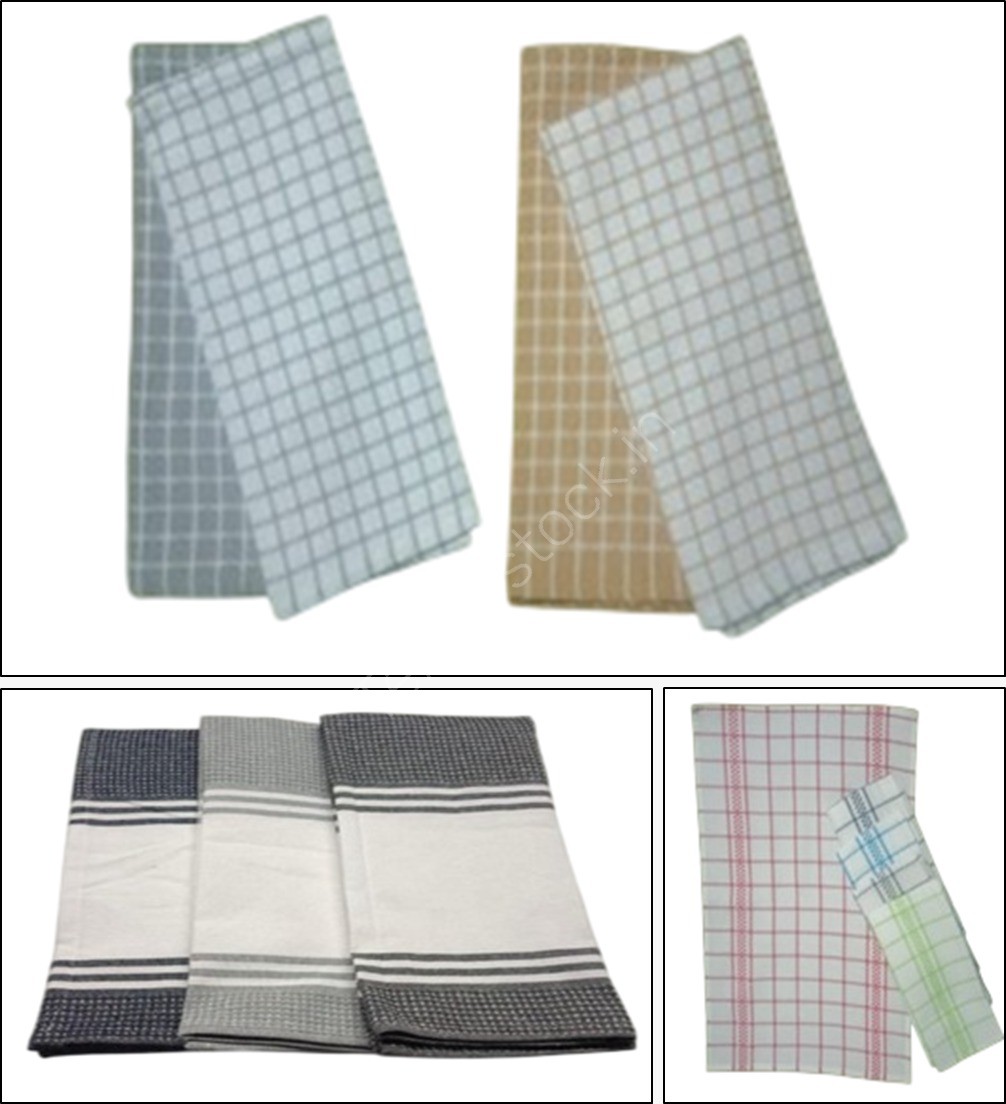Honeycomb Kitchen Towels Stock Lot | Cotton Waffle Towels Stock Offer# 3218