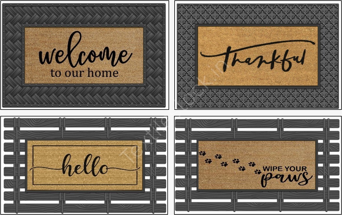 Offer # 3120- Coir Brush Rubber Mat Stock