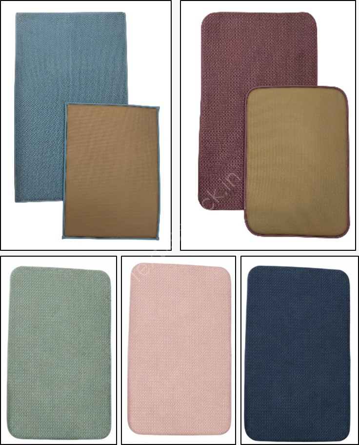 Offer # 3210- 100% cotton Antiskid Memory foam  Bathmat  Stock