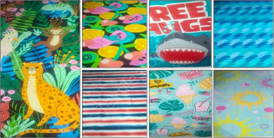 Offer # 2999 100% Cotton Printed Beach Terry Towel Stock