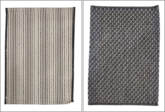 Offer # 3075- Dobbie PP Rugs With Anti Skid Latex Backing