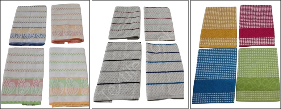 Offer # 3063- Jacquard terry  kitchen towel Stock