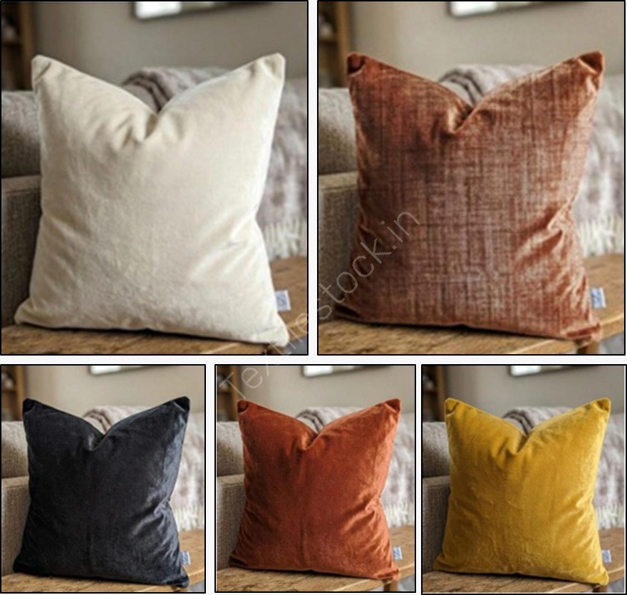 Offer # 3219- Designer Velvet Fabric Cushion  Covers  Stock