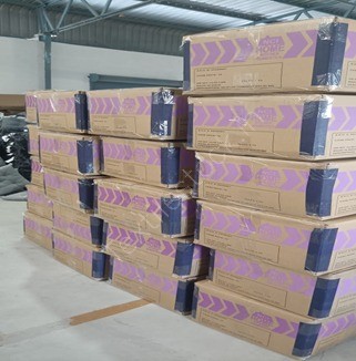 Offer # 3215- Poly Filled Vaccum Packed 100% Cotton Chairpads Stock