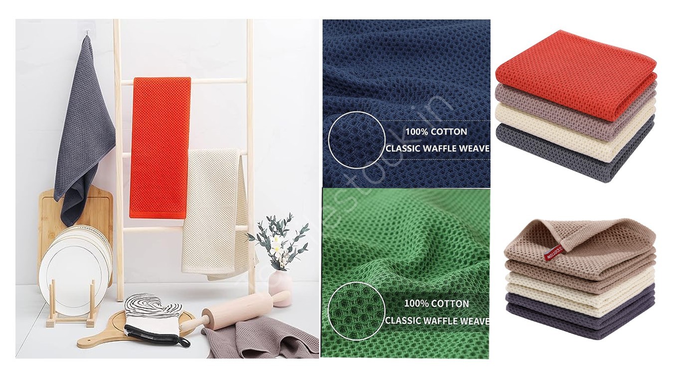 Offer #2939 Honey Comb Kitchen Towel Stock Set of 3
