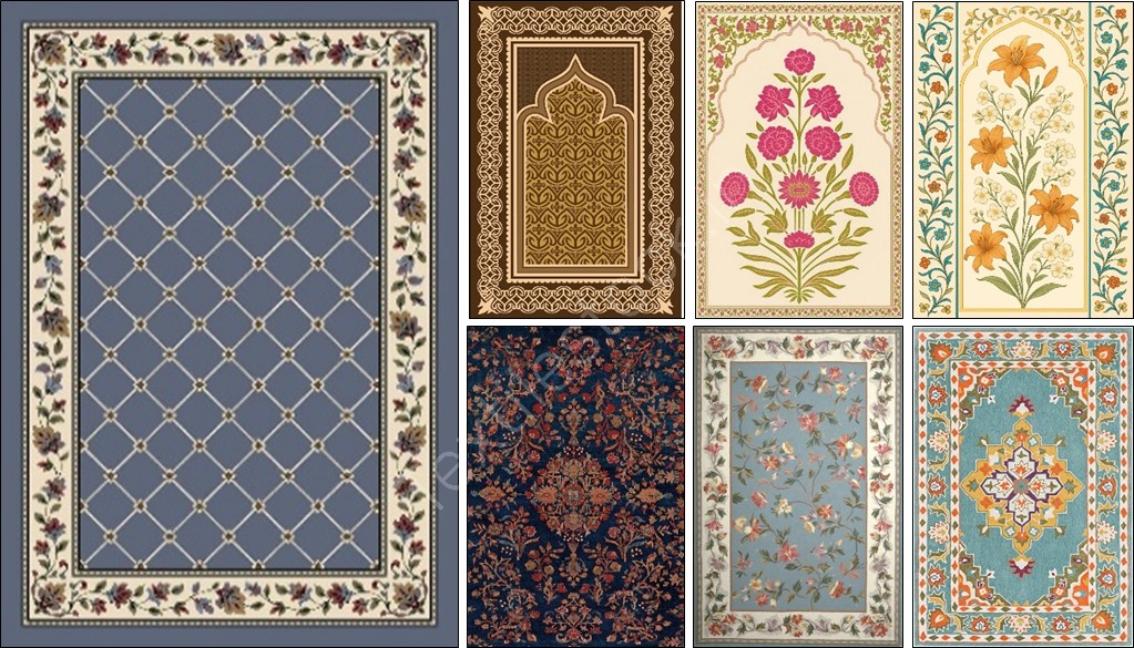 Offer # 3173- Digital Print Chenille Kitchen Rugs  Stock