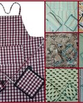 Offer# 2893- Apron Kitchen Set of 3 pcs