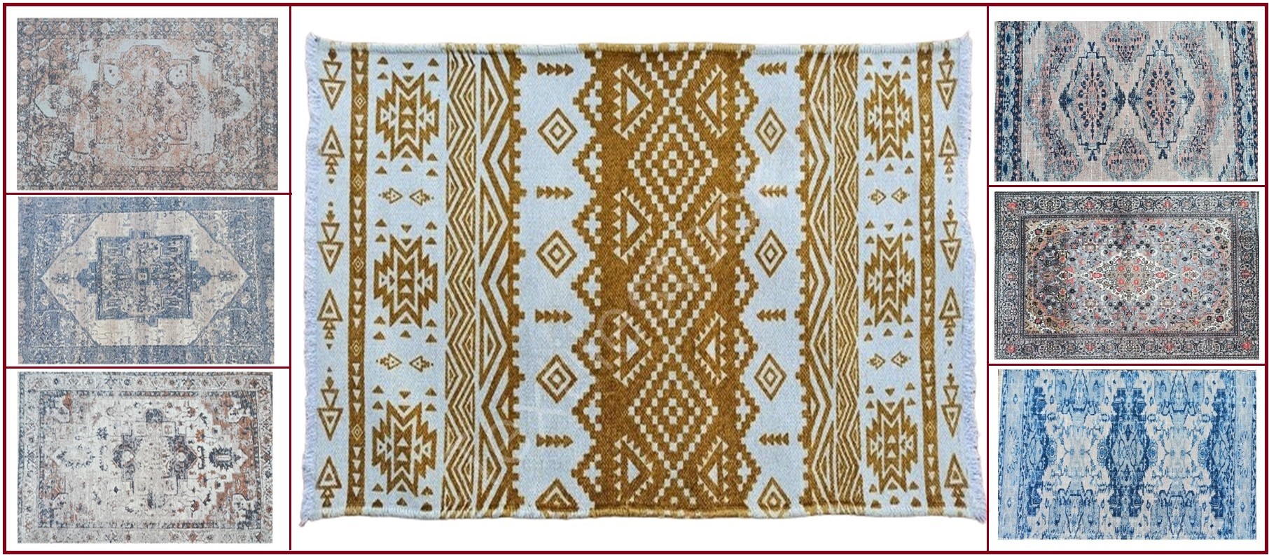 Offer# 2921- PRINTED RUG WITH ANTI SKID DOT BACKING