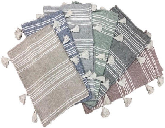 offer# 2916 Designer Cotton Throws Stock