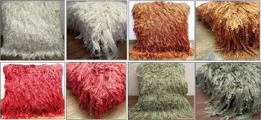 Offer 3021 Designer Shaggy Cushions Stock