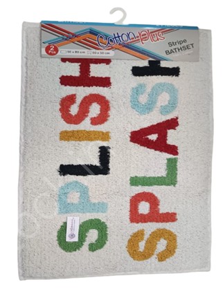 Offer# 3024 100% Cotton Designer Bathmats Stock