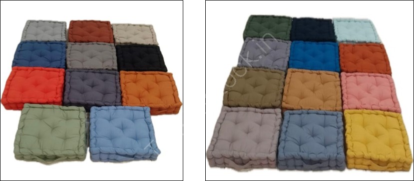 Offer# 3140(B)- 100% Cotton Organized  Box Cushions Stock