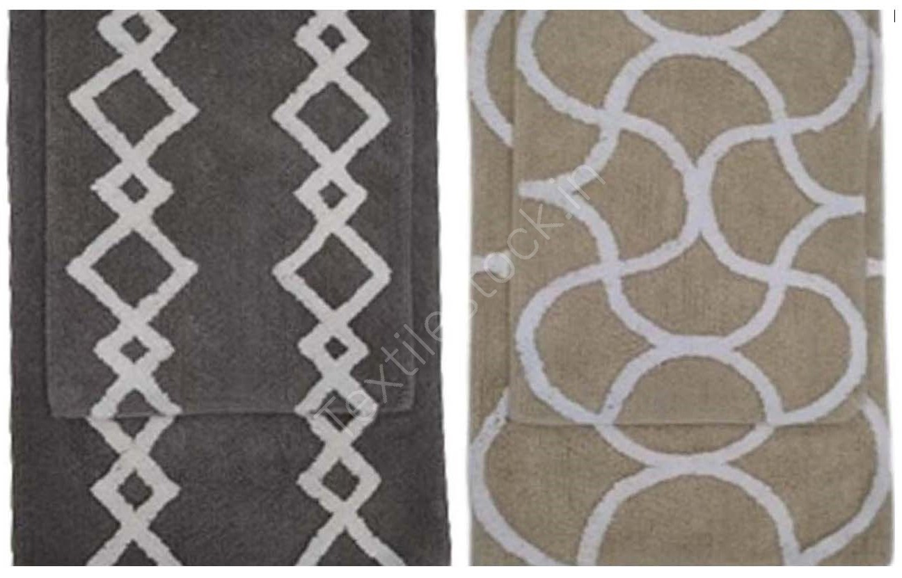 Offer #2954 2 Pc Designer Bathmat Set Stock