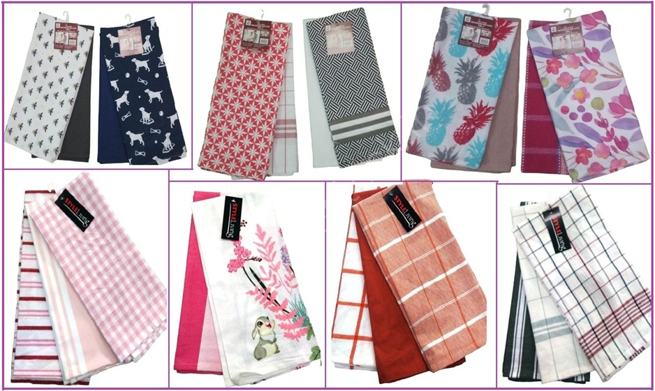 Offer# 2775 Assorted Kitchen Towel Set Stock