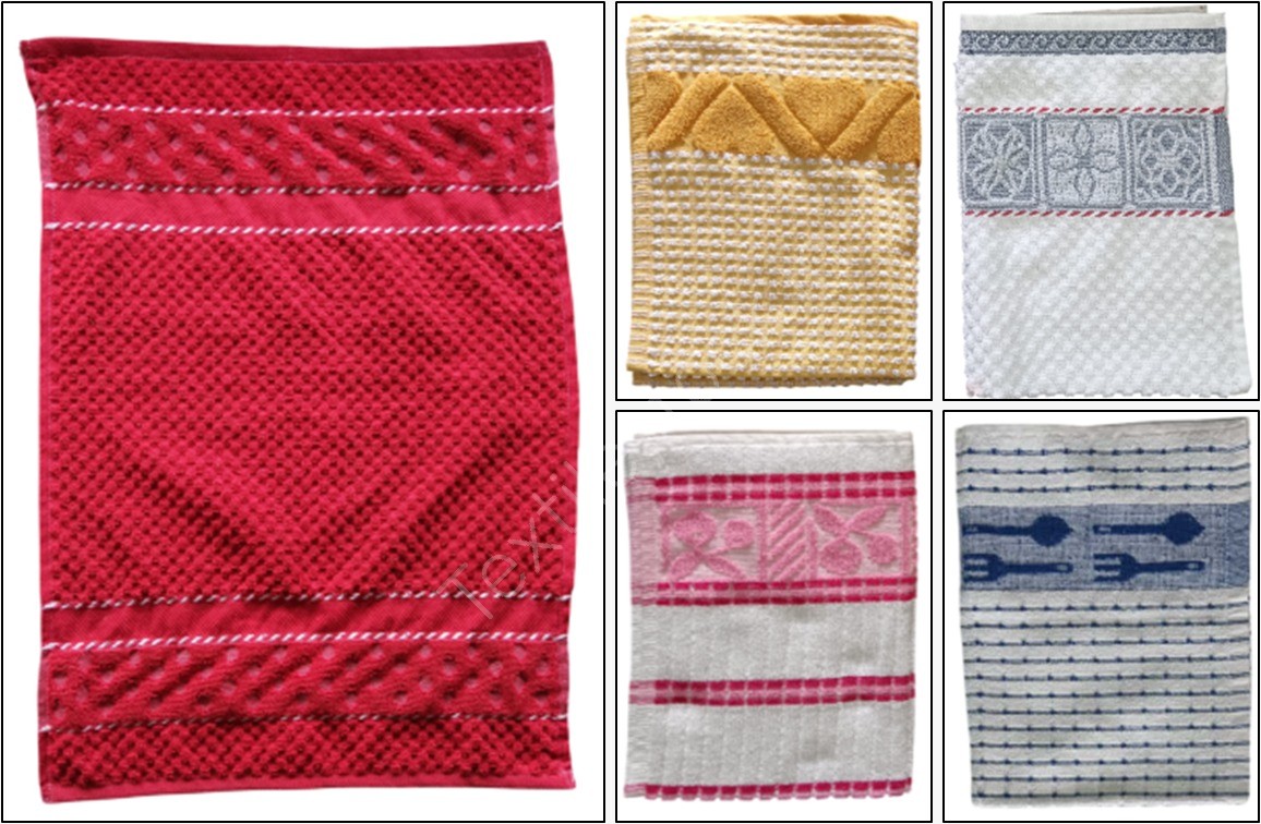 Offer # 3160 - 100% Cotton Dobbie Terry Kitchen Towel Stock