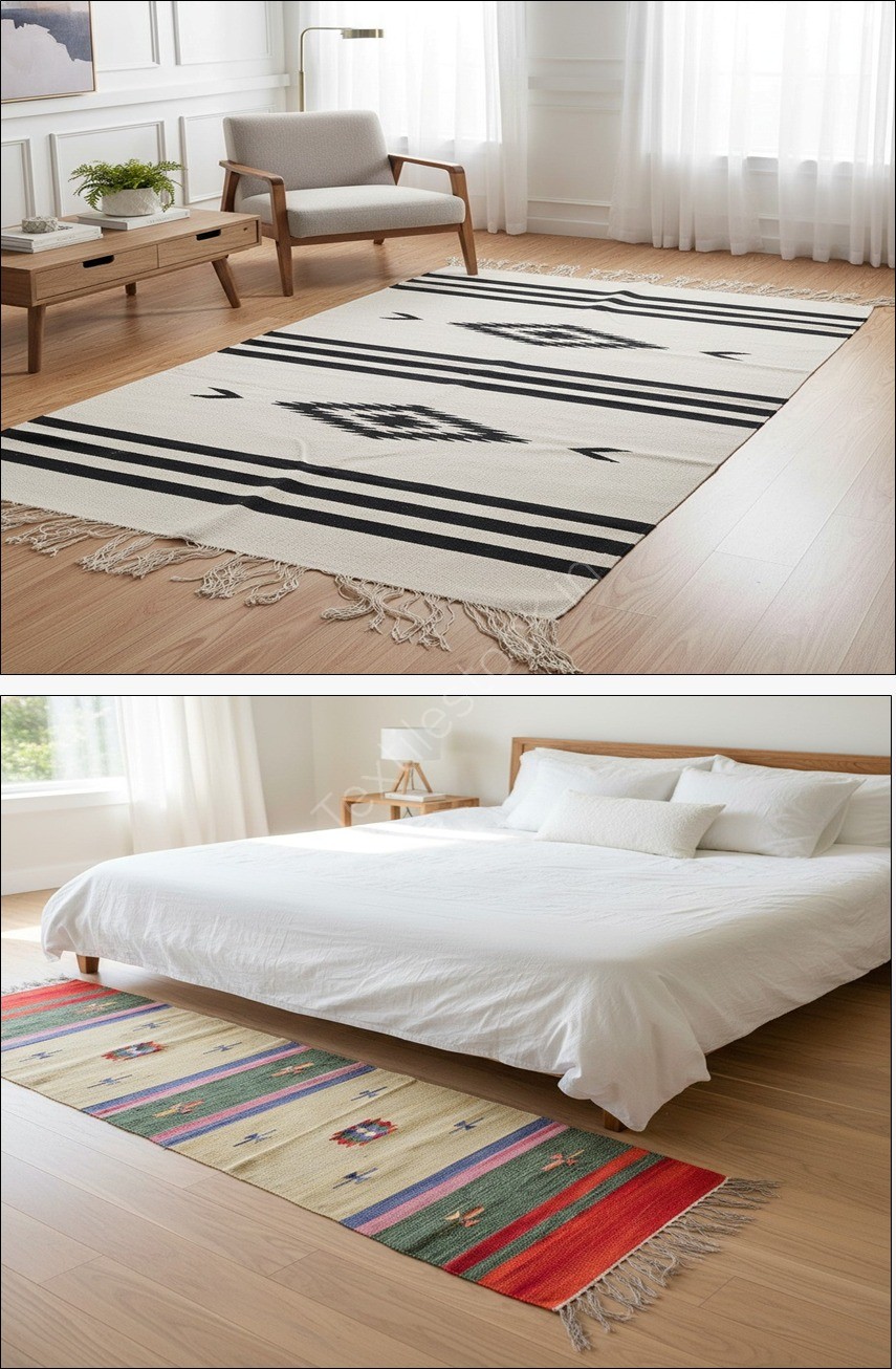 Offer # 3201- 100% Cotton Salem Cut Shuttle Rug Stock