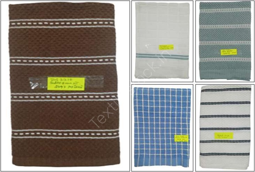 Offer# 3050 100% Cotton Terry Kitchen Towel Stock