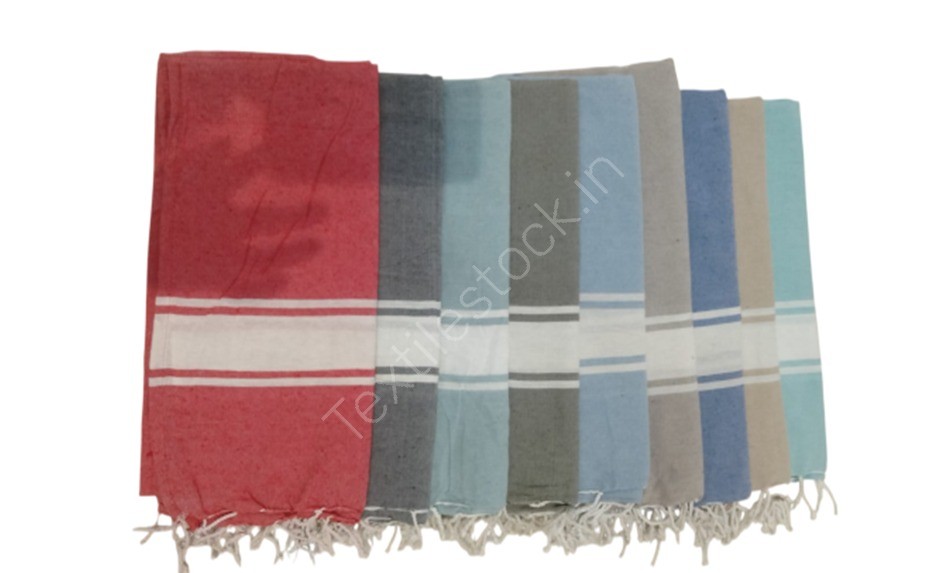 Offer # 3205- Poly Cotton Beach Towel-Foutah Stock